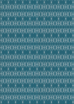 Machine Washable Transitional Teal Green Rug, wshpat3480