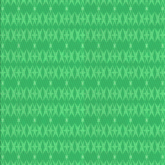 Machine Washable Transitional Neon Green Rug, wshpat3481grn