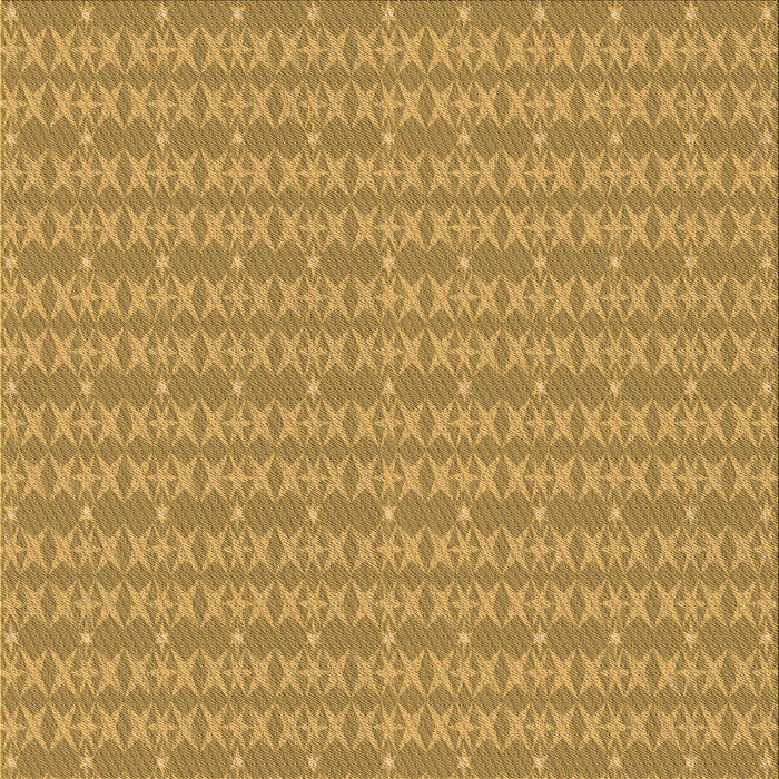 Round Patterned Dark Bisque Brown Rug, pat3481org