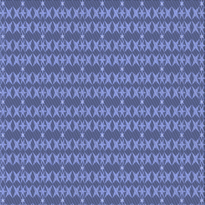 Round Patterned Sky Blue Rug, pat3482blu