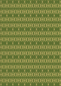 Machine Washable Transitional Pistachio Green Rug, wshpat3482brn