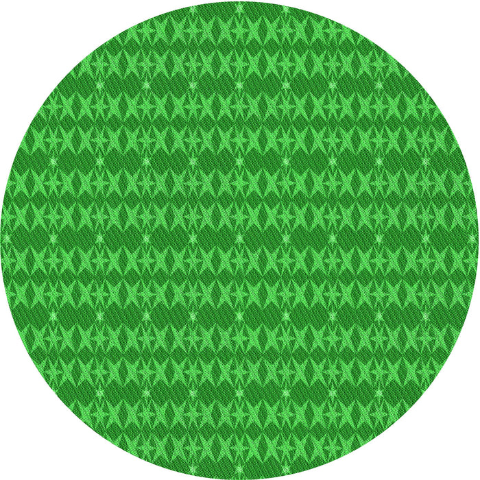 Square Machine Washable Transitional Lime Green Rug in a Living Room, wshpat3482grn