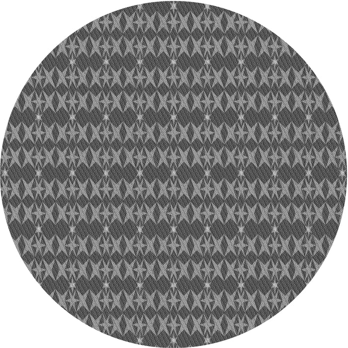 Square Machine Washable Transitional Black Rug in a Living Room, wshpat3482gry