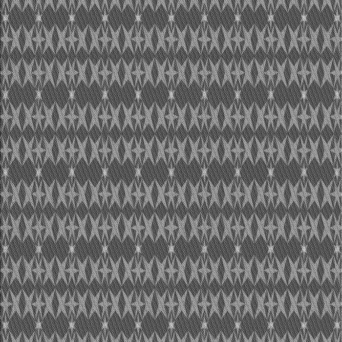 Patterned Black Rug, pat3482gry