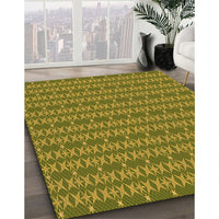 Patterned Oak Brown Rug, pat3482org