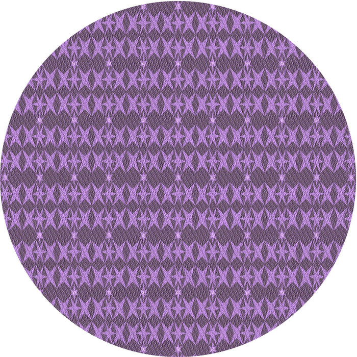 Square Patterned Purple Rug, pat3482pur
