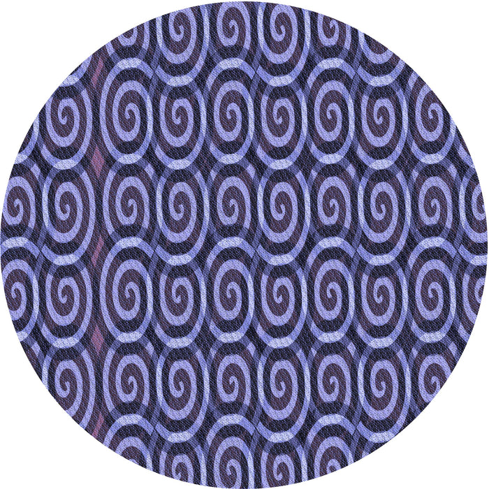 Square Patterned Blue Rug, pat3483blu