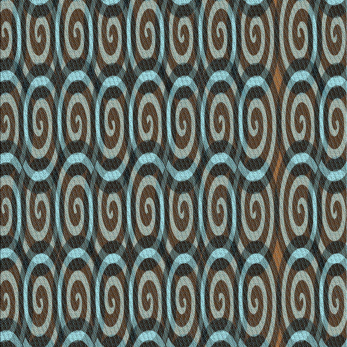 Machine Washable Transitional Chocolate Brown Rug, wshpat3483lblu