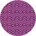 Square Patterned Crimson Purple Rug, pat3483pur