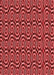 Machine Washable Transitional Red Rug, wshpat3483rd