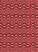 Patterned Red Rug, pat3483rd