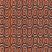 Square Patterned Sunrise Orange Modern Rug, pat3483