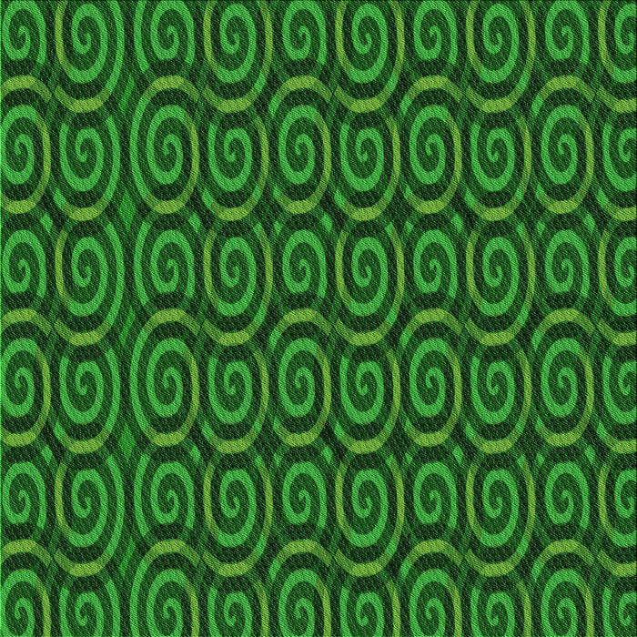 Round Machine Washable Transitional Deep Emerald Green Rug, wshpat3484grn