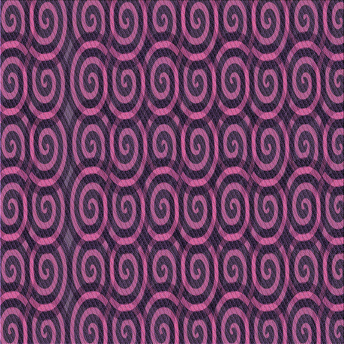 Round Machine Washable Transitional Orchid Purple Rug, wshpat3484pur