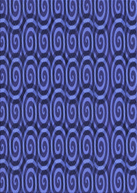 Machine Washable Transitional Denim Dark Blue Rug, wshpat3485blu