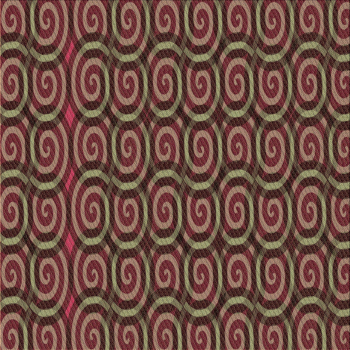 Round Patterned Dark Gold Brown Rug, pat3485brn