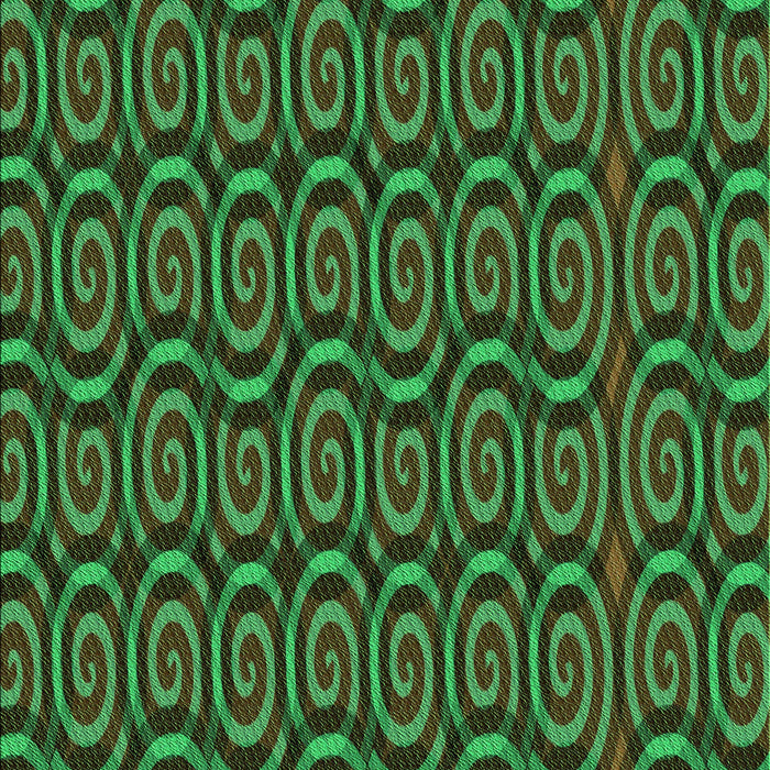 Machine Washable Transitional Dark Forest Green Rug, wshpat3485grn