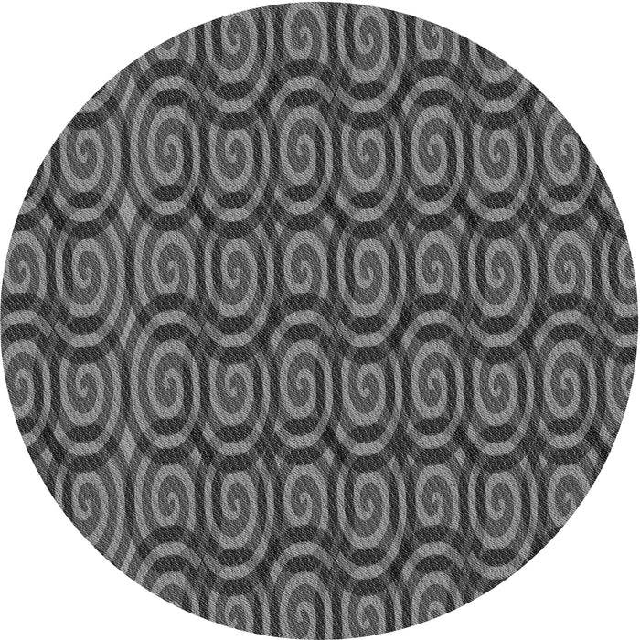 Square Patterned Gray Rug, pat3485gry