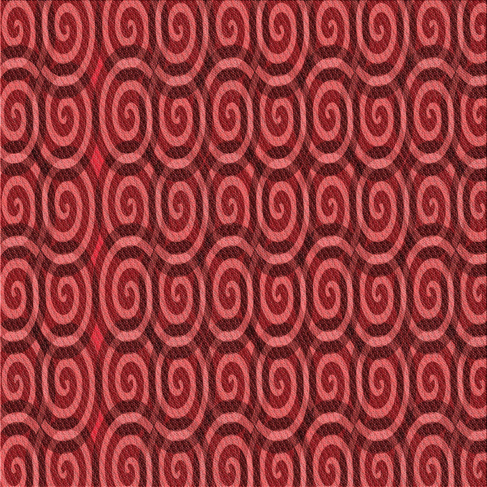 Round Machine Washable Transitional Tomato Red Rug, wshpat3485rd