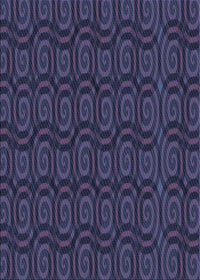 Machine Washable Transitional Deep Periwinkle Purple Rug, wshpat3486blu