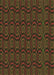 Patterned Dark Bronze Brown Rug, pat3486brn