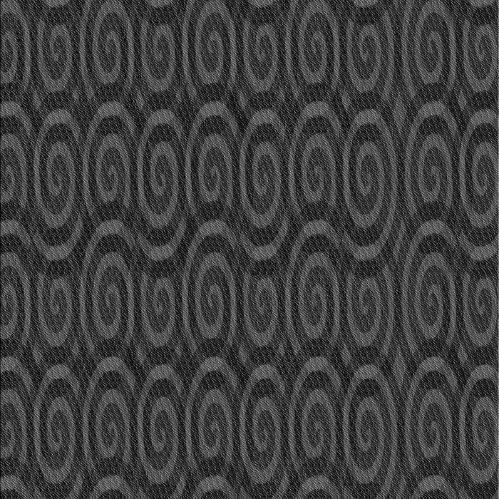 Machine Washable Transitional Midnight Gray Rug, wshpat3486gry