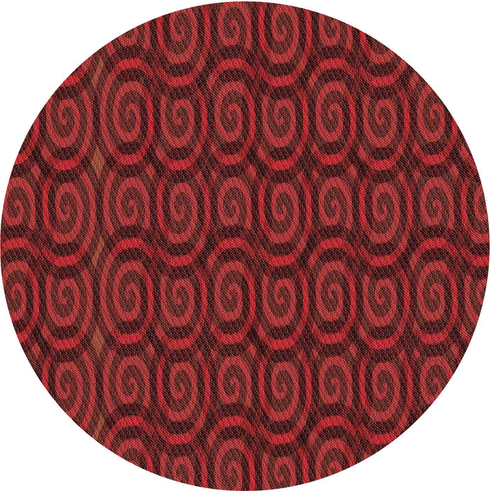 Square Machine Washable Transitional Red Rug in a Living Room, wshpat3486rd