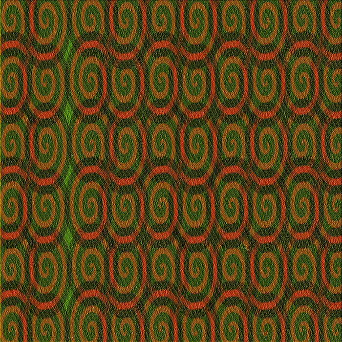 Round Patterned Oak Brown Rug, pat3486yw