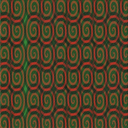 Sideview of Machine Washable Transitional Night Red Rug, wshpat3486