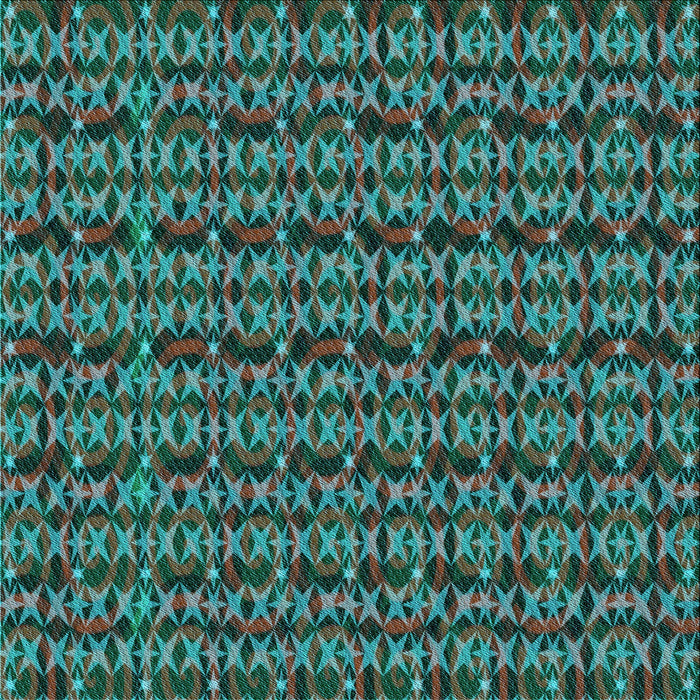 Round Machine Washable Transitional Dark Forest Green Rug, wshpat3487lblu