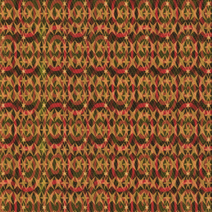 Round Machine Washable Transitional Saffron Red Rug, wshpat3487org