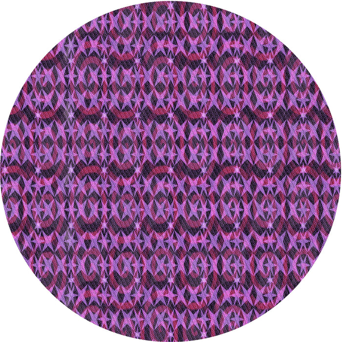 Square Patterned Purple Rug, pat3487pur