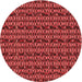 Square Patterned Red Rug, pat3487rd