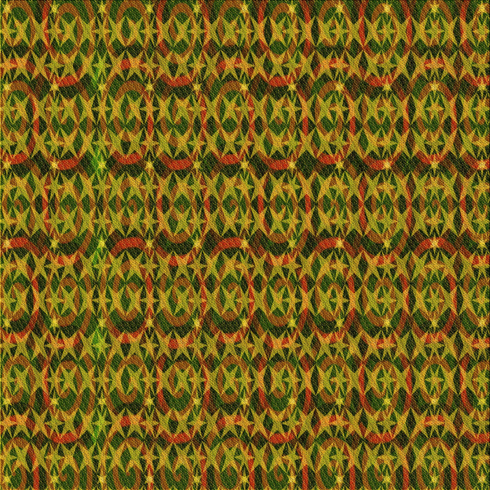 Round Patterned Dark Golden Brown Rug, pat3487yw