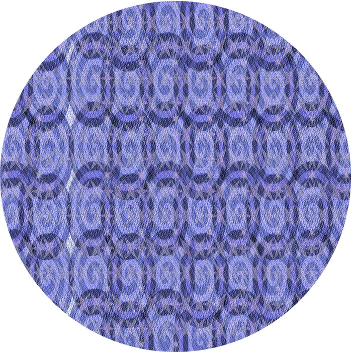 Square Machine Washable Transitional Purple Mimosa Purple Rug in a Living Room, wshpat3488blu