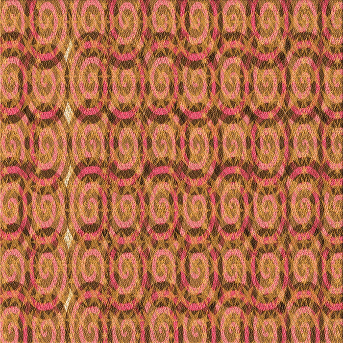 Round Machine Washable Transitional Red Rug, wshpat3488org