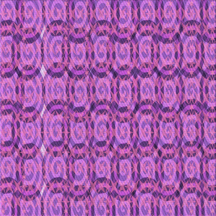 Round Machine Washable Transitional Dark Orchid Purple Rug, wshpat3488pur