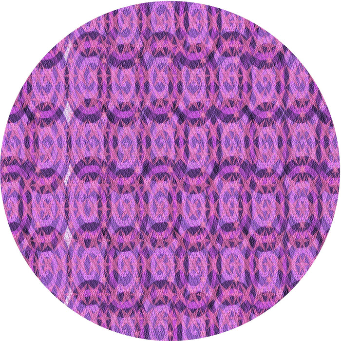 Square Machine Washable Transitional Dark Orchid Purple Rug in a Living Room, wshpat3488pur
