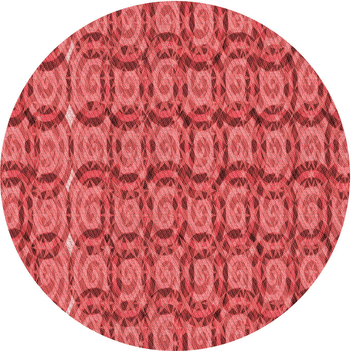 Square Machine Washable Transitional Red Rug in a Living Room, wshpat3488rd