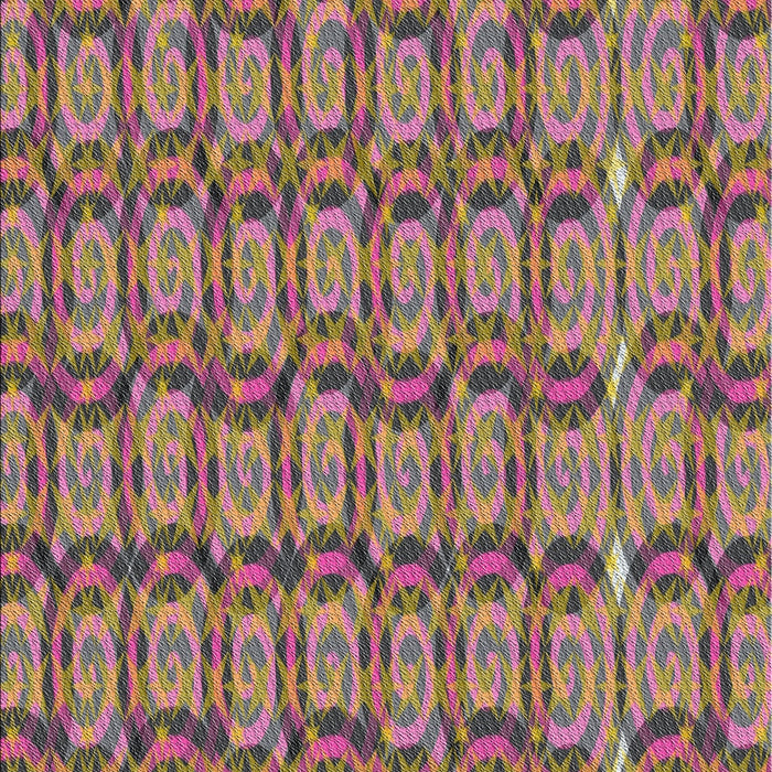 Patterned Dark Raspberry Purple Novelty Rug, pat3488