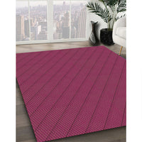 Patterned Pink Rug, pat3489brn