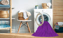 Machine Washable Transitional Neon Purple Rug in a Washing Machine, wshpat3489