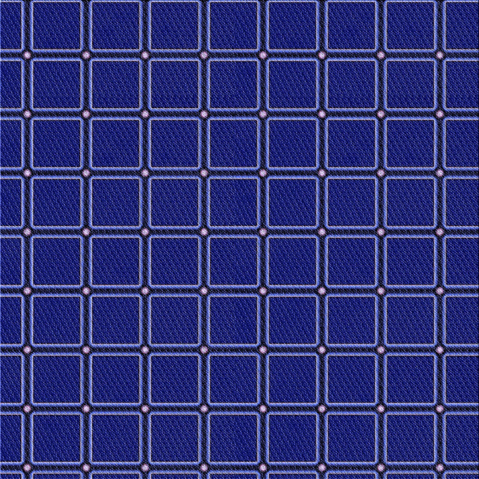 Round Patterned Earth Blue Rug, pat349blu