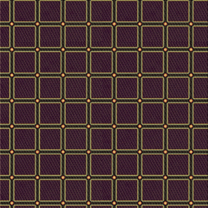 Round Patterned Chocolate Brown Rug, pat349brn