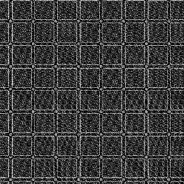 Round Patterned Carbon Gray Rug, pat349gry