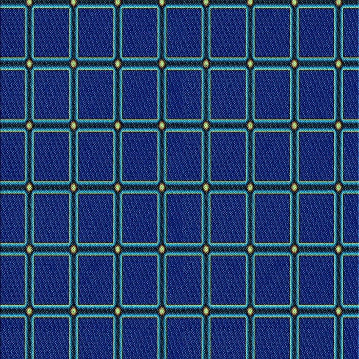 Patterned Denim Dark Blue Rug, pat349lblu