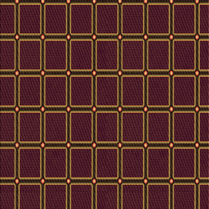 Patterned Saddle Brown Rug, pat349org