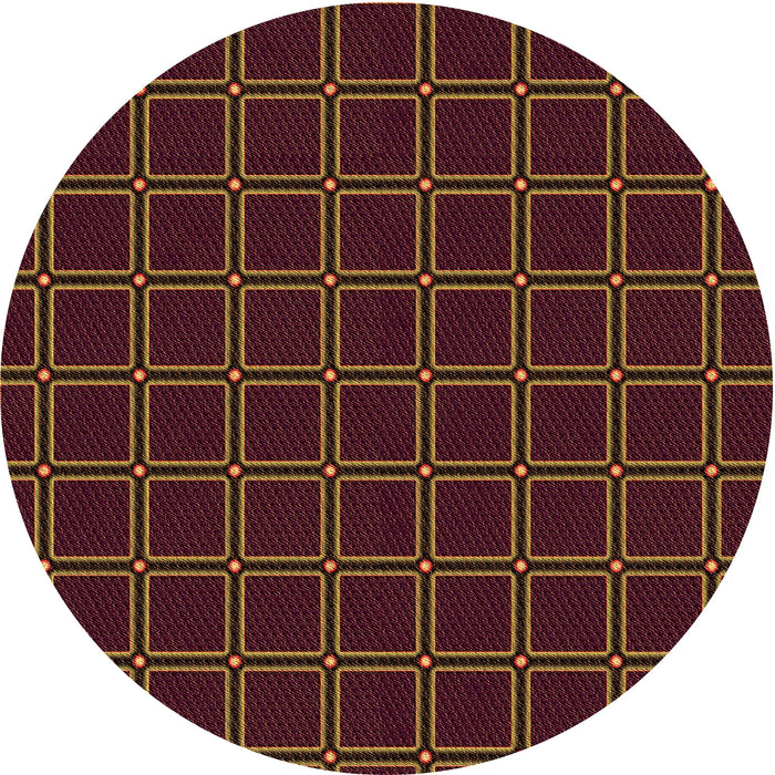 Square Machine Washable Transitional Saddle Brown Rug in a Living Room, wshpat349org