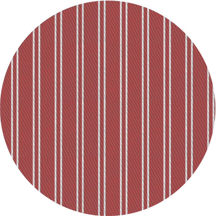 Sideview of Patterned Light Coral Pink Novelty Rug, pat3491