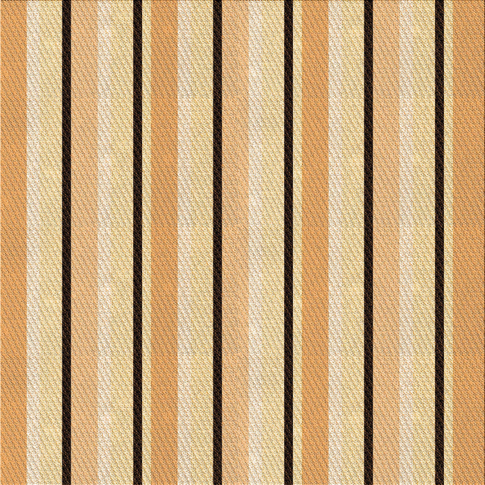 Round Patterned Brown Gold Rug, pat3493org